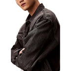 Calvin Klein Jeans Black Cotton Denim Jacket - Eljoys Fashion 