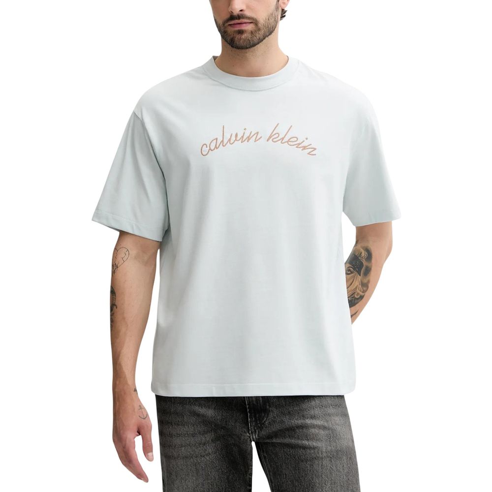 Calvin Klein Jeans Blue Cotton T-Shirt Calvin Klein Jeans