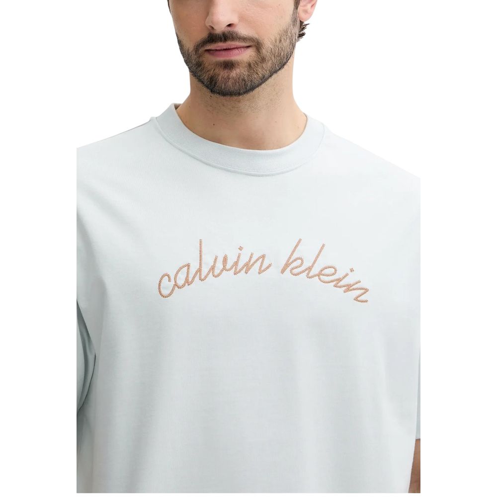 Calvin Klein Jeans Blue Cotton T-Shirt Calvin Klein Jeans