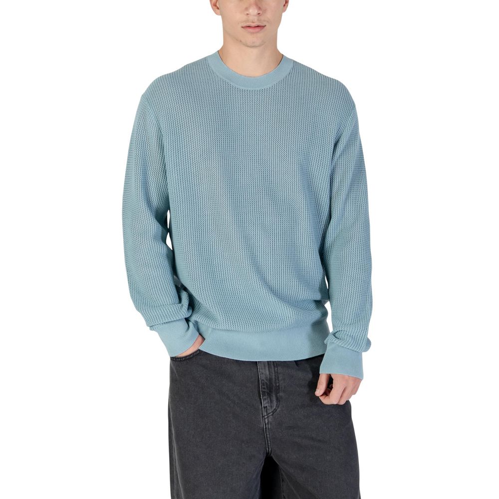 Calvin Klein Jeans Blue Cotton Sweatshirt - Eljoys Fashion 