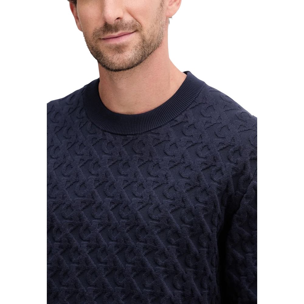 Calvin Klein Jeans Blue Cotton Sweatshirt Calvin Klein Jeans