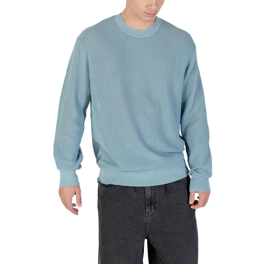 Calvin Klein Jeans Blue Cotton Sweatshirt - Eljoys Fashion 