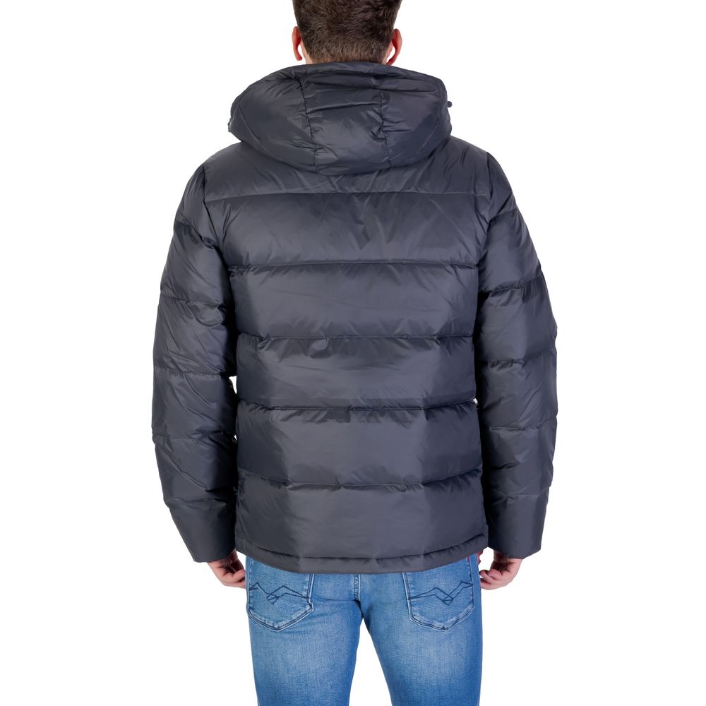 Calvin Klein Jeans Gray Polyamide Coat Calvin Klein Jeans