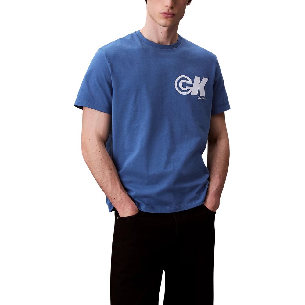 Calvin Klein Jeans Blue Cotton T-Shirt Calvin Klein Jeans