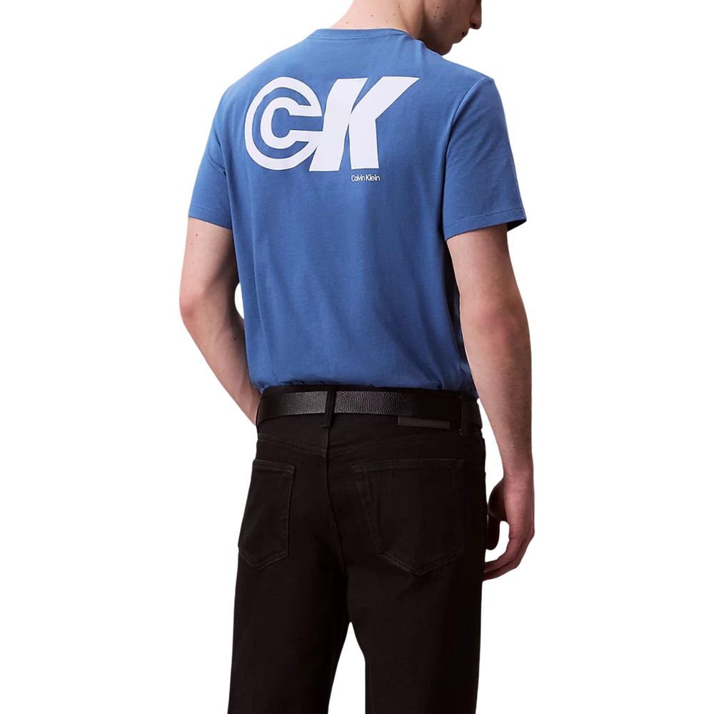 Calvin Klein Jeans Blue Cotton T-Shirt Calvin Klein Jeans