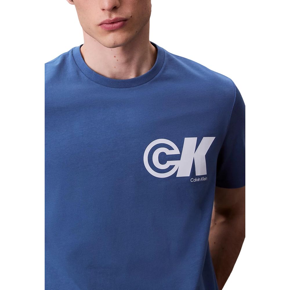 Calvin Klein Jeans Blue Cotton T-Shirt Calvin Klein Jeans