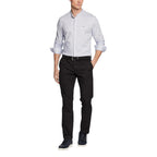 Tommy Hilfiger Black Recycled Cotton Casual Pants Tommy Hilfiger