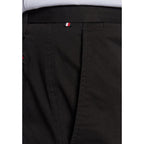 Tommy Hilfiger Black Recycled Cotton Casual Pants Tommy Hilfiger