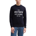 Tommy Hilfiger Blue Organic Cotton Sweatshirt Tommy Hilfiger