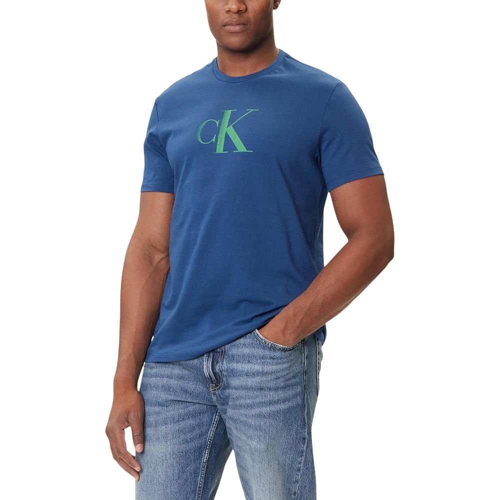 Calvin Klein Jeans Blue Cotton T-Shirt Calvin Klein Jeans