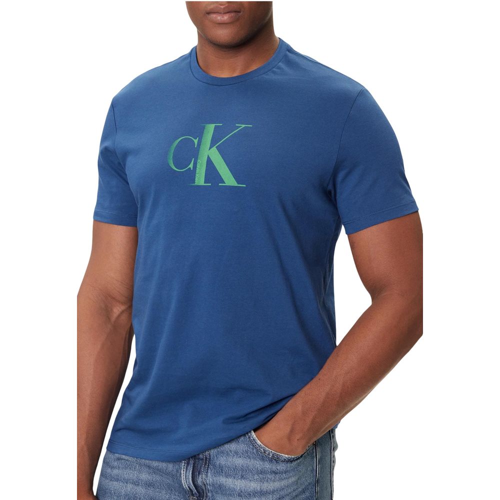 Calvin Klein Jeans Blue Cotton T-Shirt Calvin Klein Jeans
