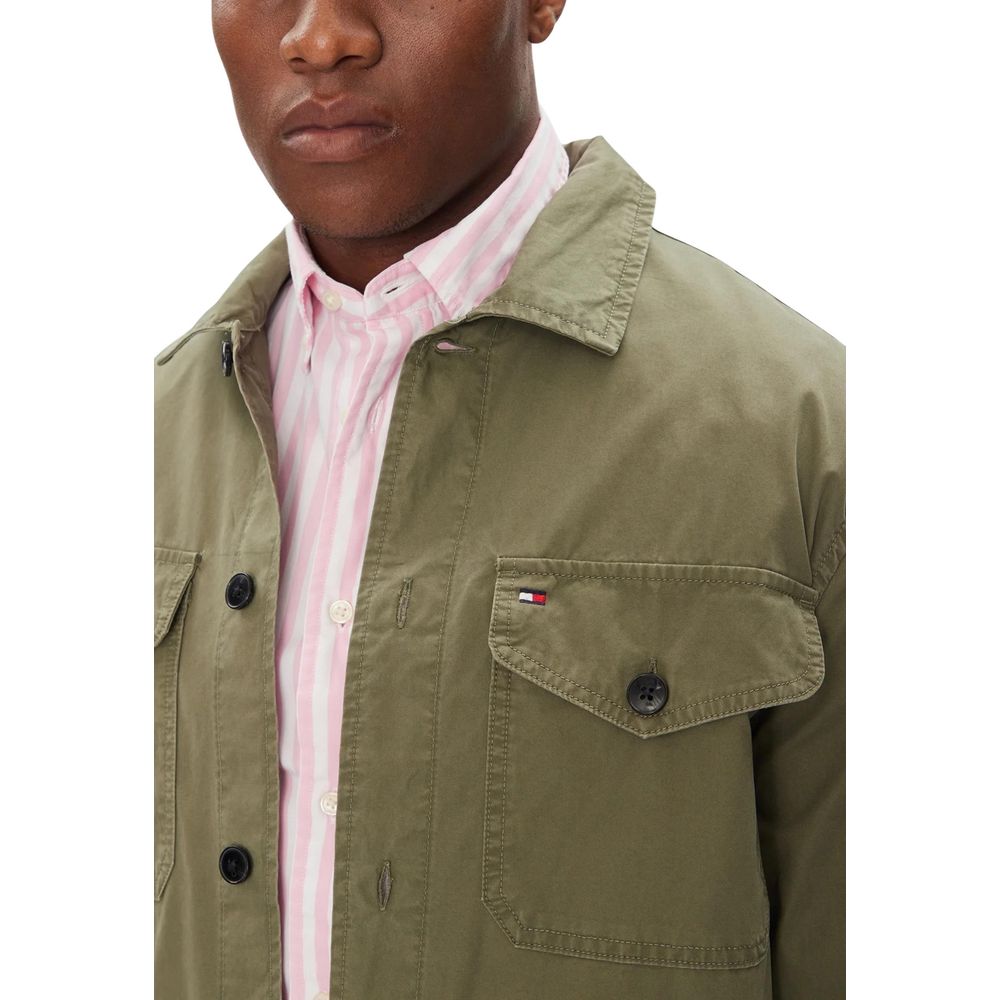 Tommy Hilfiger Bicolor Recycled Cotton Coat Tommy Hilfiger