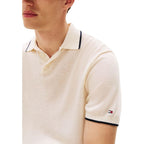 Tommy Hilfiger Beige Lyocell T-Shirt Tommy Hilfiger