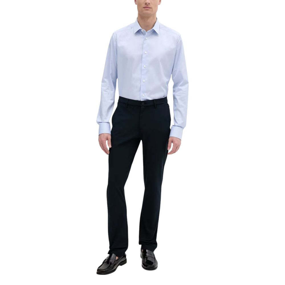 Tommy Hilfiger Blue Polyester Casual Pants Tommy Hilfiger