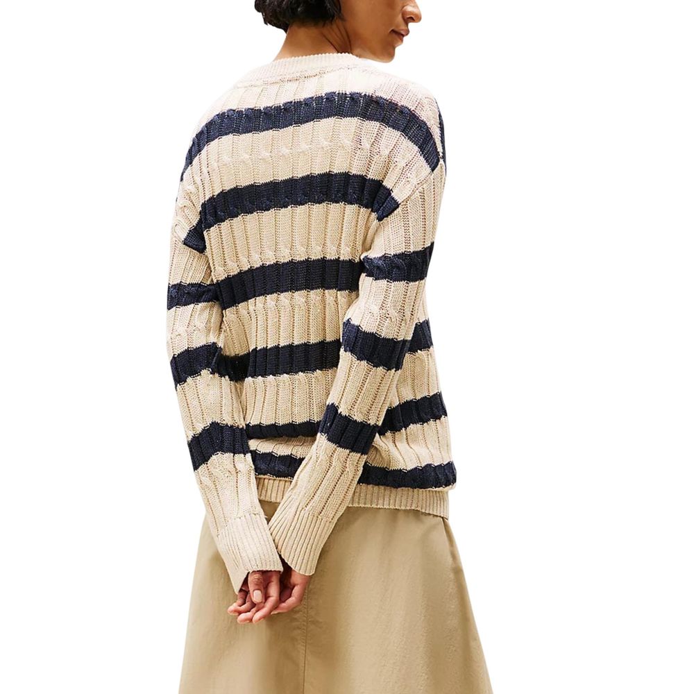 Tommy Hilfiger Beige Linen Sweatshirt Tommy Hilfiger