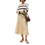 Tommy Hilfiger Beige Linen Sweatshirt Tommy Hilfiger