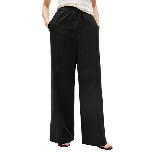Tommy Hilfiger Black Organic Cotton Casual Pants Tommy Hilfiger