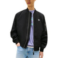 Tommy Hilfiger Jeans Black Recycled Cotton Bomber Tommy Hilfiger Jeans