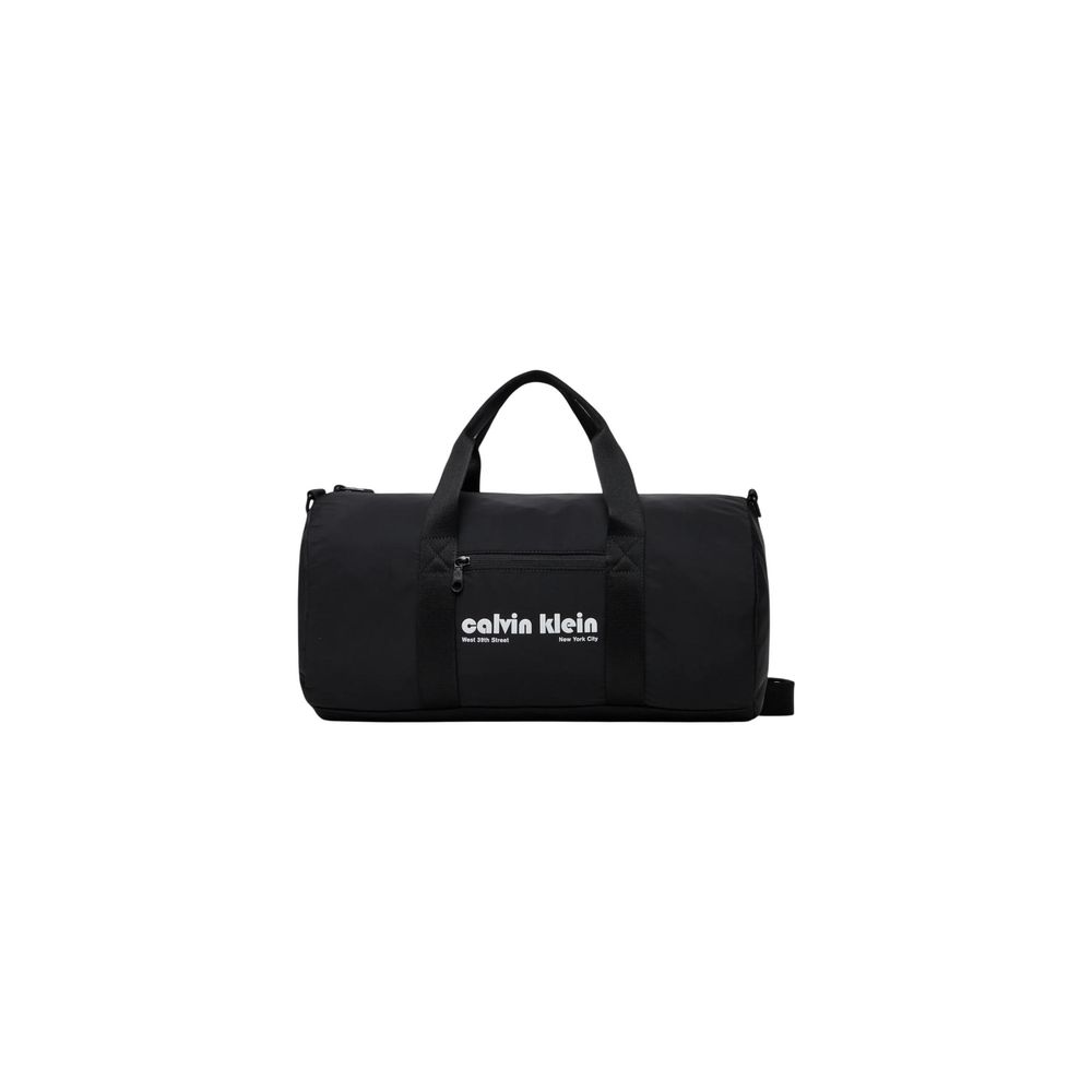 Calvin Klein Black Recycled Polyester Duffel Bag Calvin Klein