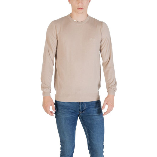 Guess Beige Polyester Sweatshirt Guess