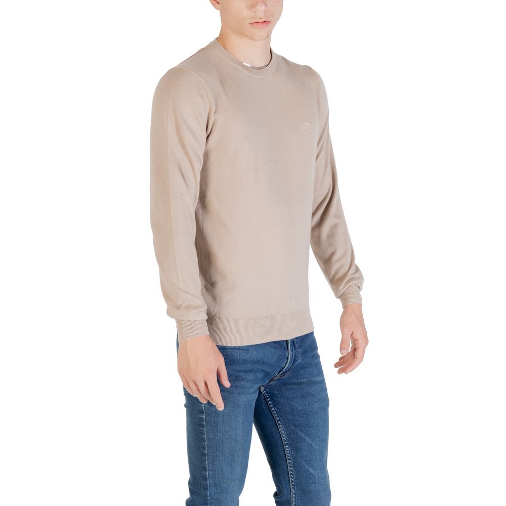 Guess Beige Polyester Sweatshirt Guess
