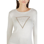 Guess Cream Viscose Sweatshirt Guess