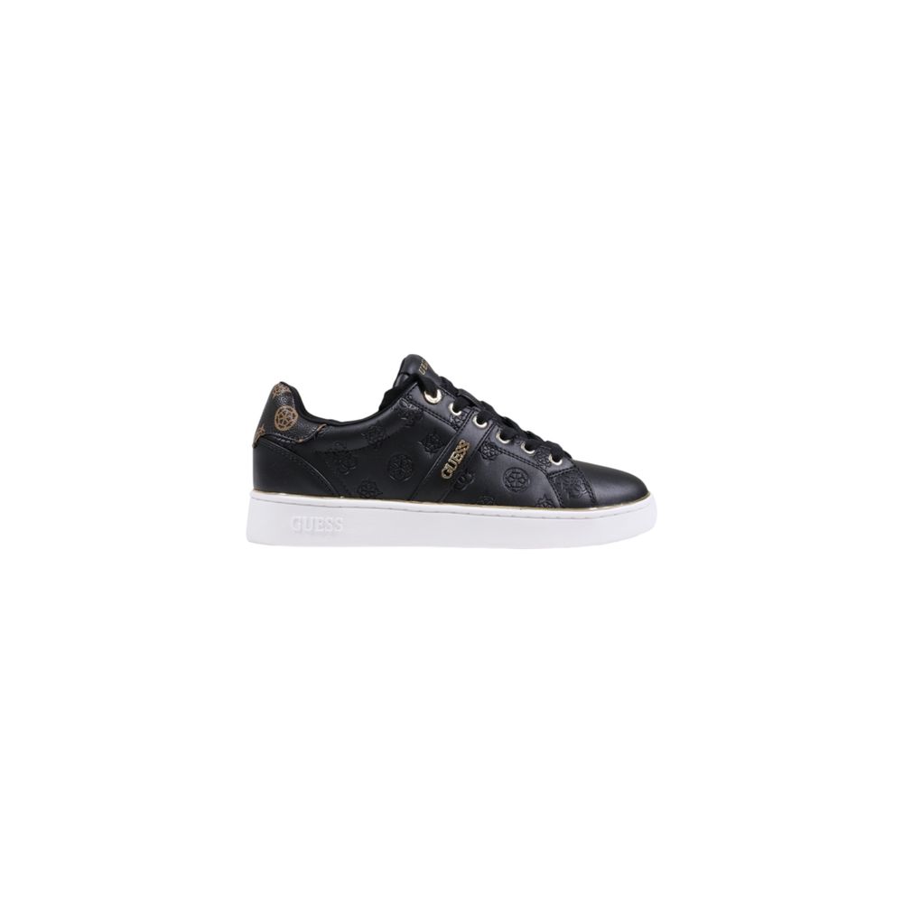 Guess Black Polyethylene Low Top Sneakers Guess