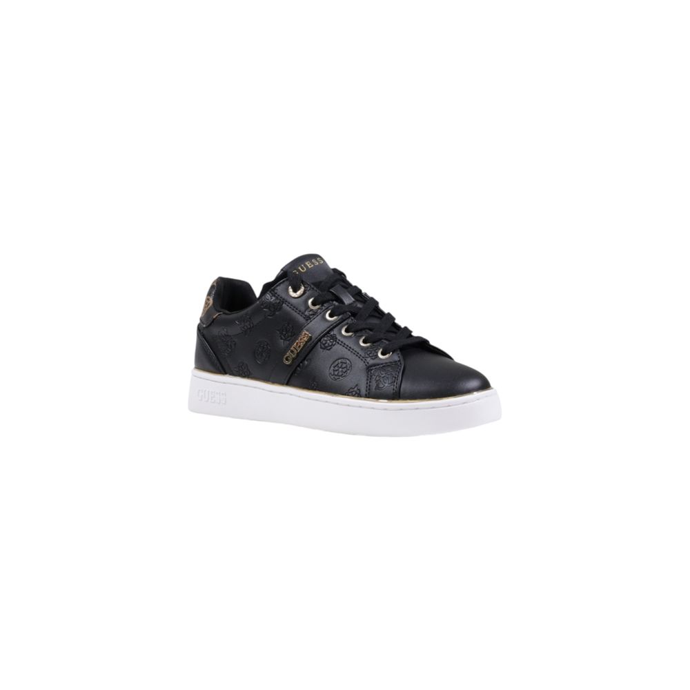 Guess Black Polyethylene Low Top Sneakers Guess