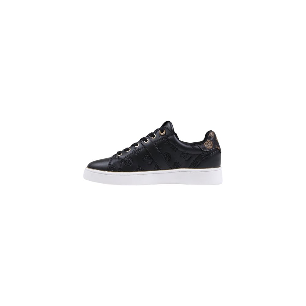 Guess Black Polyethylene Low Top Sneakers Guess