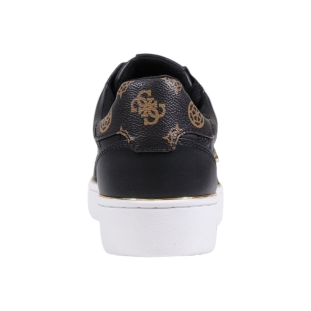 Guess Black Polyethylene Low Top Sneakers Guess