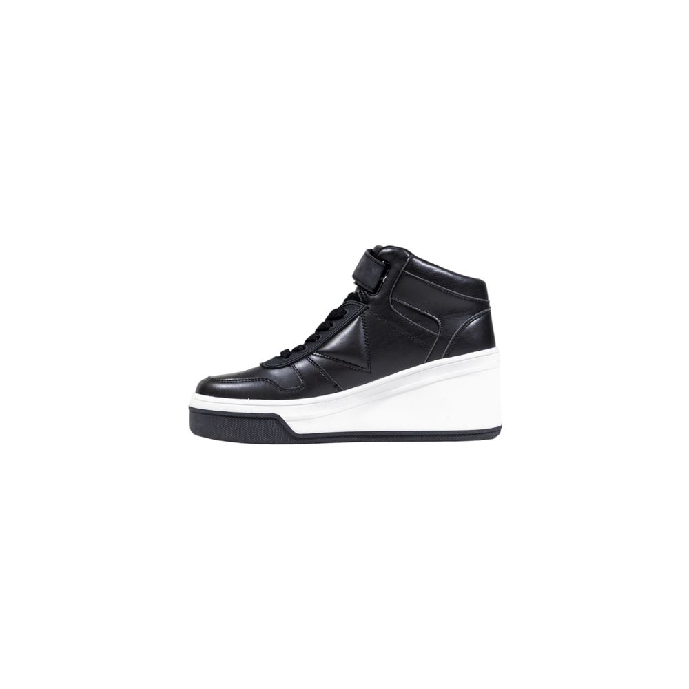 Guess Black Polyethylene Platform Sneakers Guess