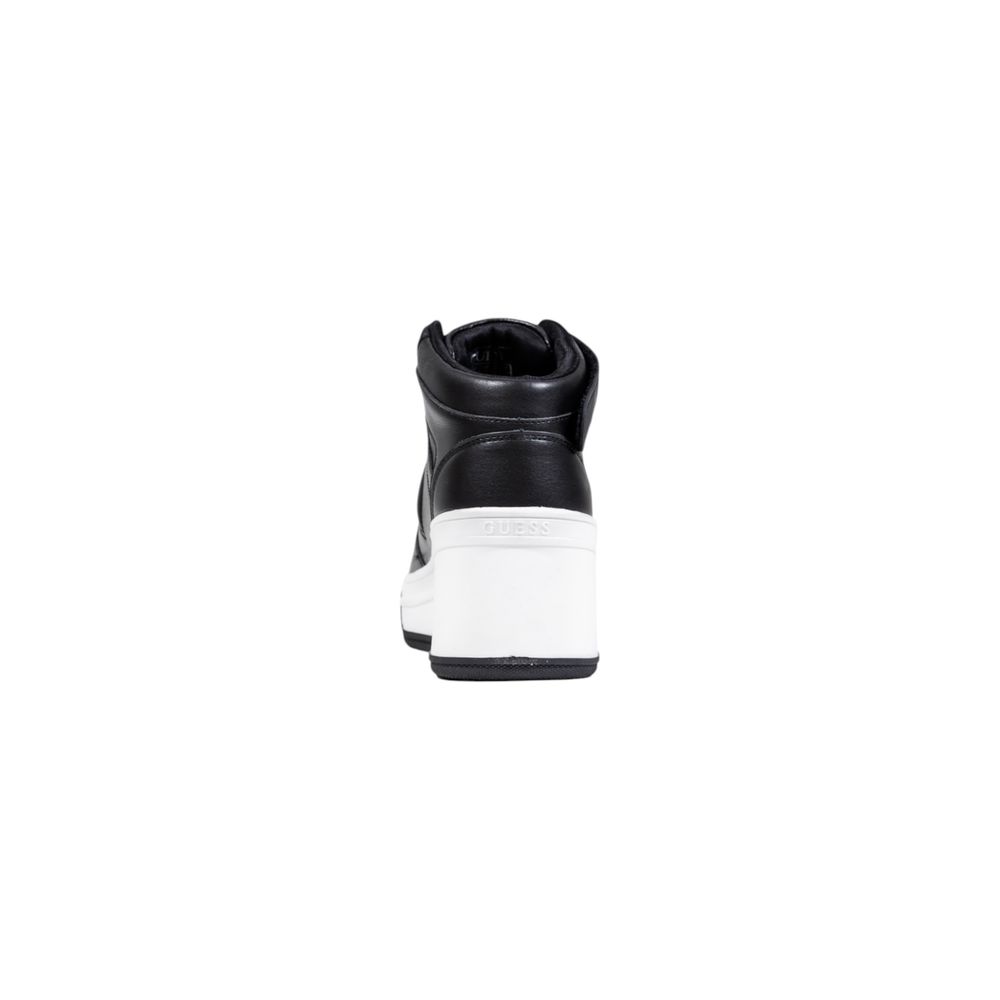 Guess Black Polyethylene Platform Sneakers Guess