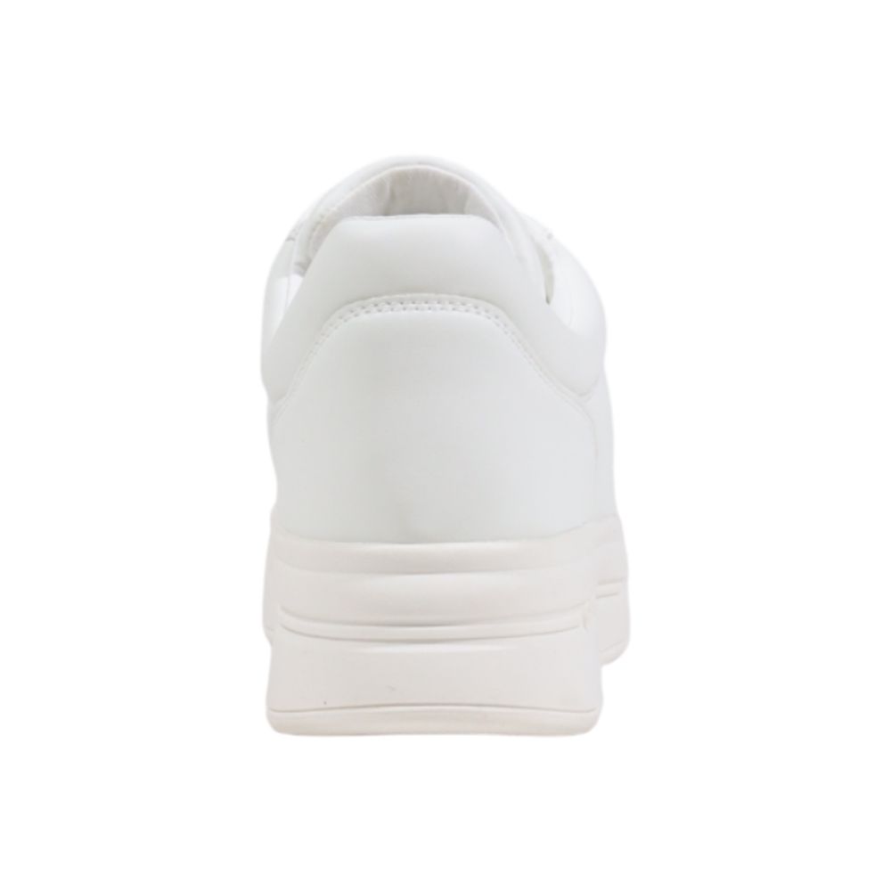 Guess White Polyethylene Platform Sneakers Guess