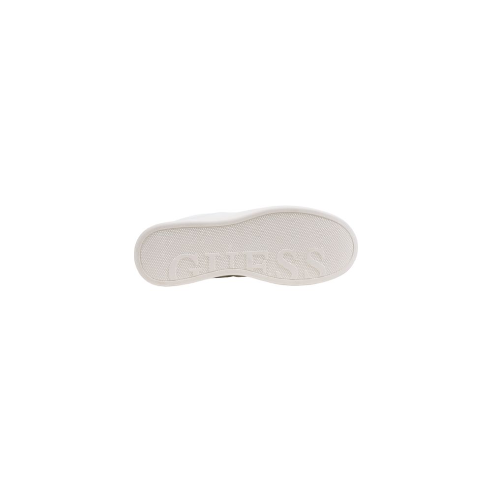 Guess White Polyethylene Platform Sneakers Guess