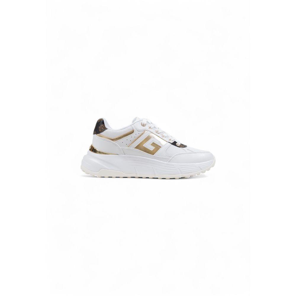 Guess White Polyethylene Chunky Sneakers Guess