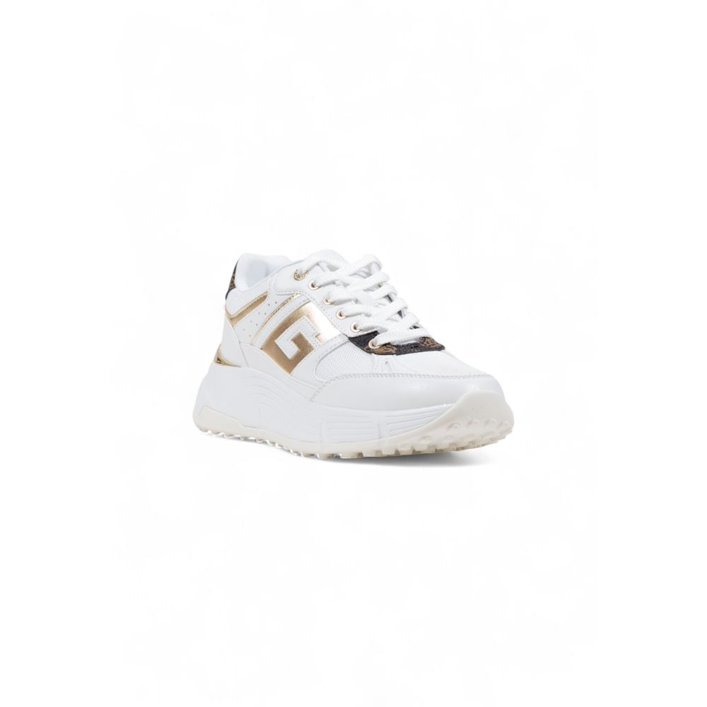 Guess White Polyethylene Chunky Sneakers Guess