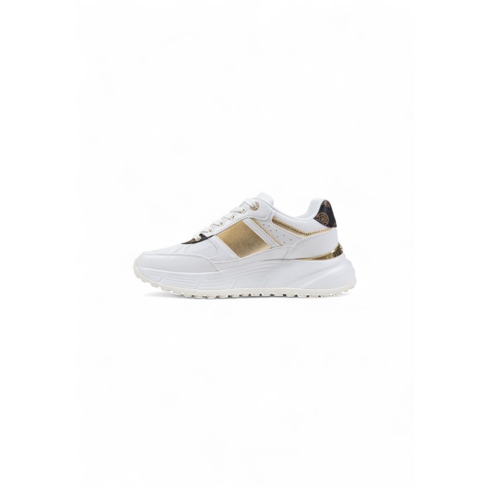 Guess White Polyethylene Chunky Sneakers Guess