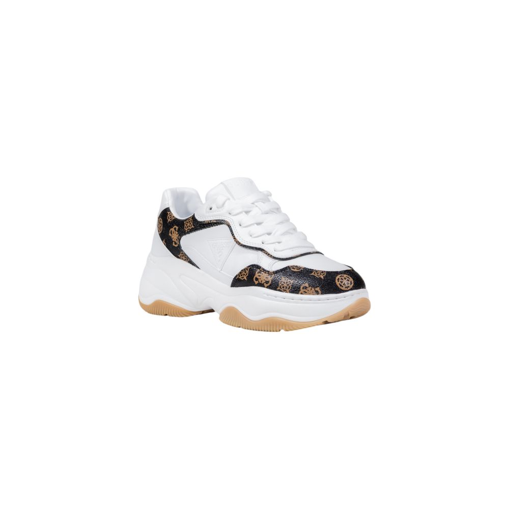 Guess White Polyethylene Chunky Sneakers Guess