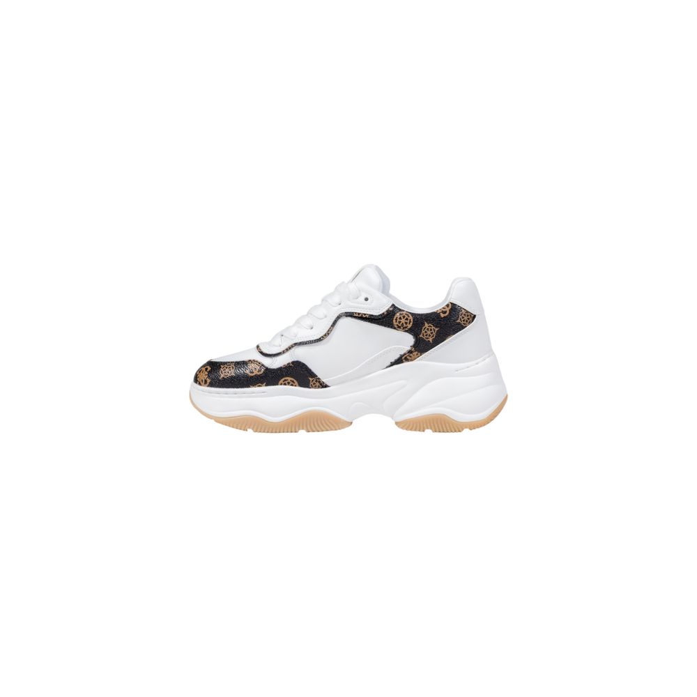 Guess White Polyethylene Chunky Sneakers Guess