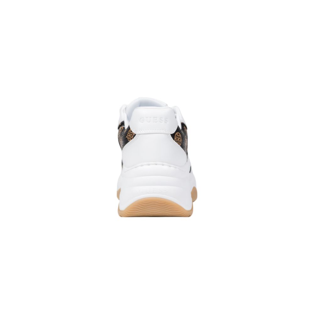 Guess White Polyethylene Chunky Sneakers Guess