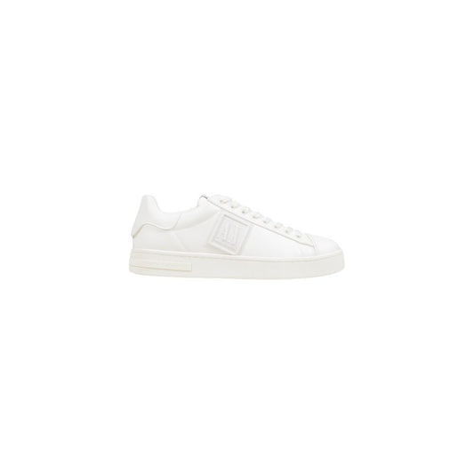 Armani Exchange White Polyester Low Top Sneakers Armani Exchange