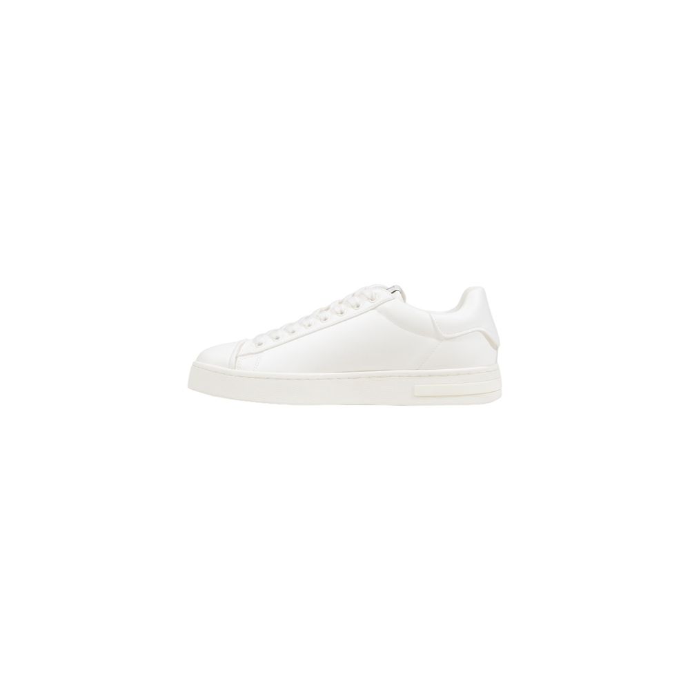 Armani Exchange White Polyester Low Top Sneakers Armani Exchange