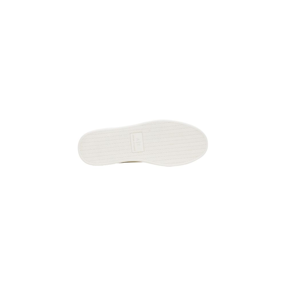 Armani Exchange White Polyester Low Top Sneakers Armani Exchange