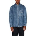 Armani Exchange Blue Denim Shirt Armani Exchange