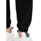 Armani Exchange Black Polyester Casual Pants Armani Exchange