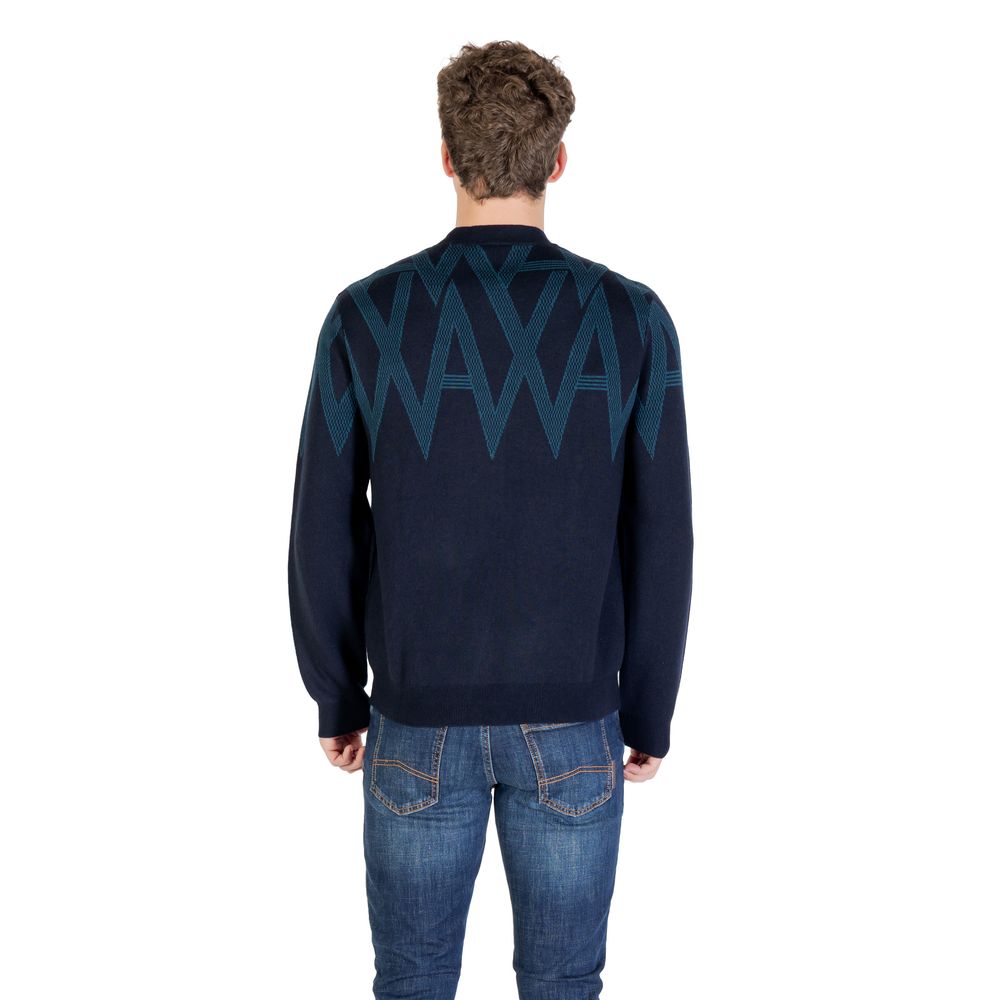 Armani Exchange Black Marabou Sweatshirt Armani Exchange