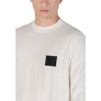 Armani Exchange White Marabou Sweatshirt Armani Exchange
