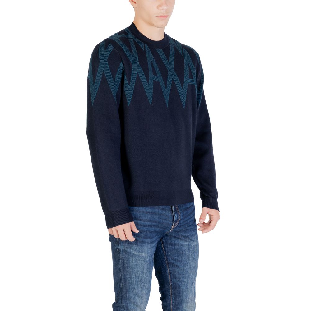 Armani Exchange Black Marabou Sweatshirt Armani Exchange