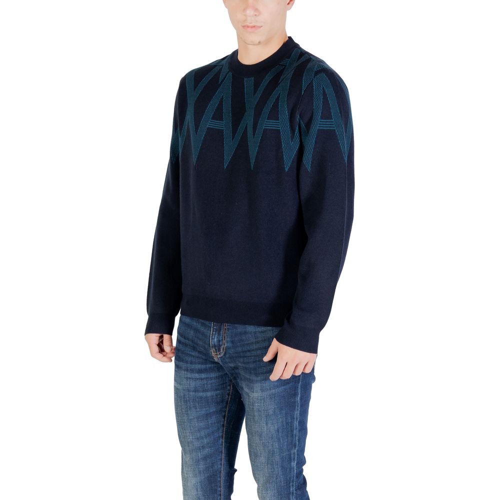 Armani Exchange Black Marabou Sweatshirt Armani Exchange