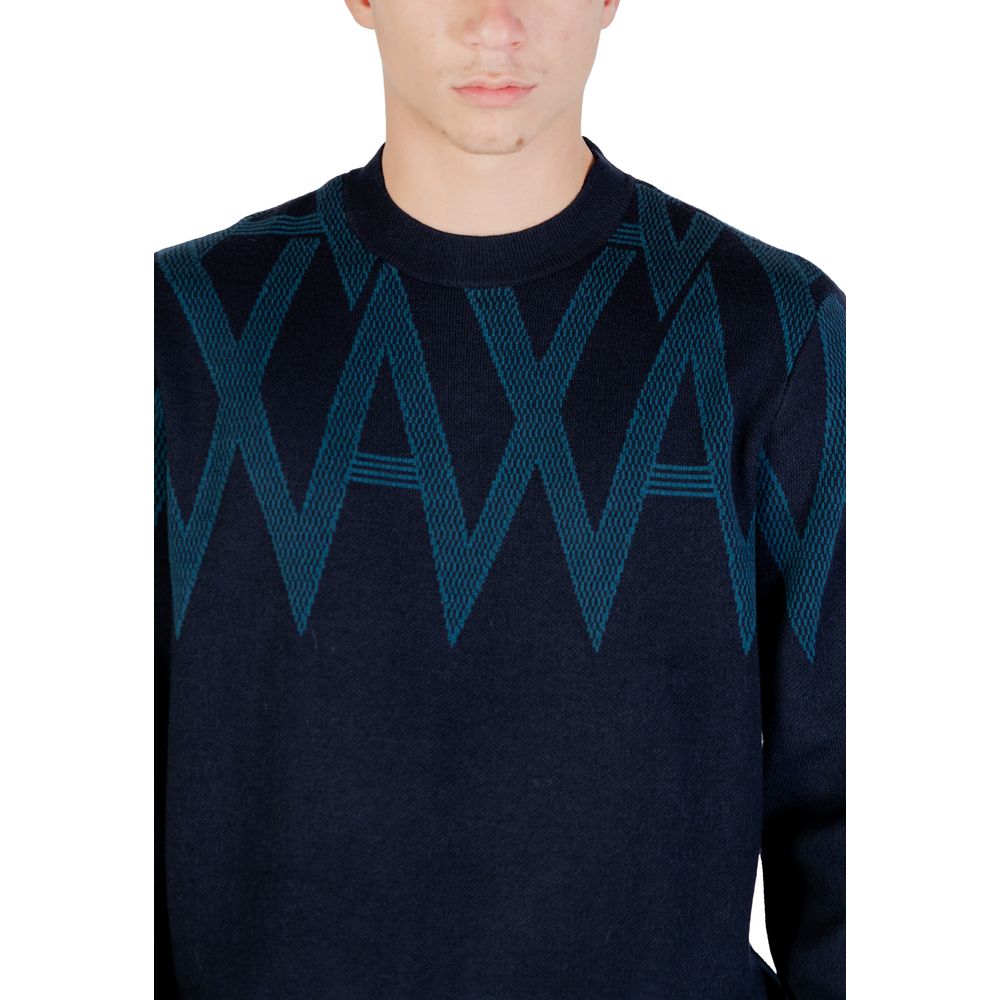 Armani Exchange Black Marabou Sweatshirt Armani Exchange